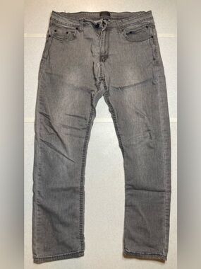 Steve’s Jeans Men’s Gray Slim Skinny Stretch fit 34/30 poly cotton pants jeans